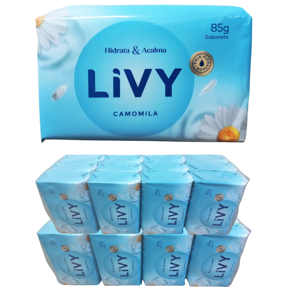 Sabonete Livy 85g Monte seu Kit Diversas Fragrâncias - Camomila - 24