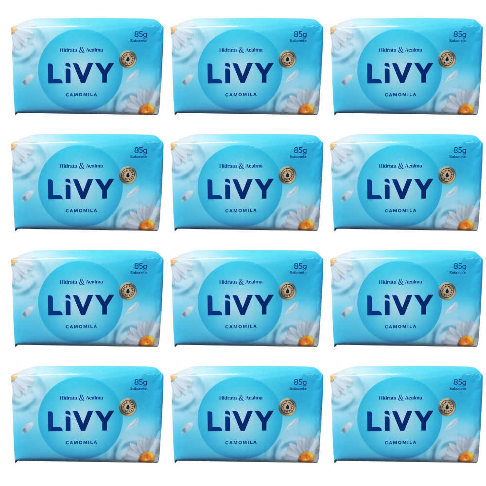 Sabonete Livy 85g Monte seu Kit Diversas Fragrâncias - Camomila - 48