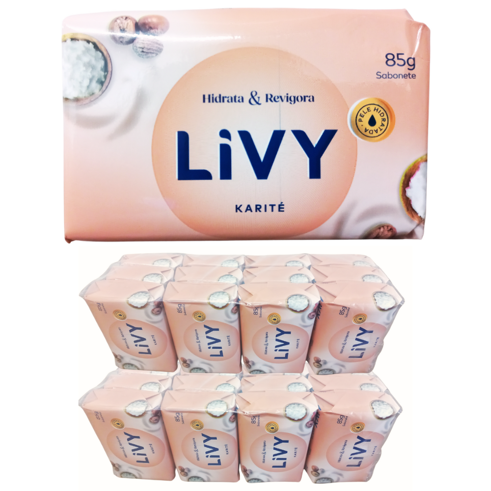 Sabonete Livy 85g Monte seu Kit Diversas Fragrâncias - Karitê - 24