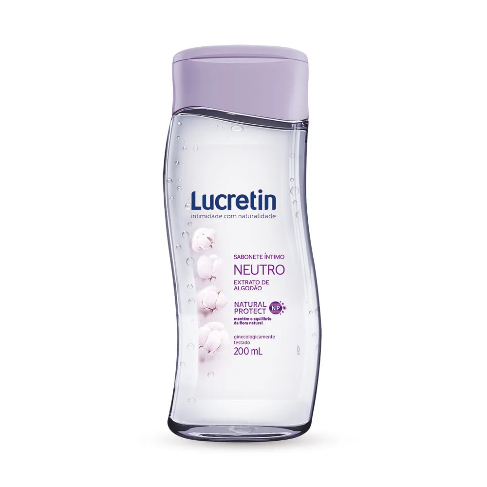 Sabonete Líquido Intimo Lucretin Neutro 200ml