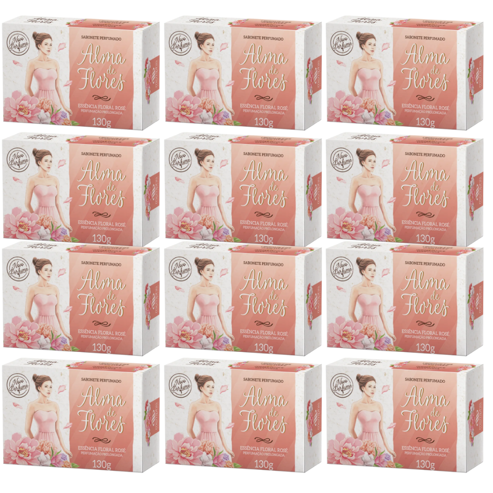 Sabonete Memphis Monte seu Kit - Floral Rosé - 12