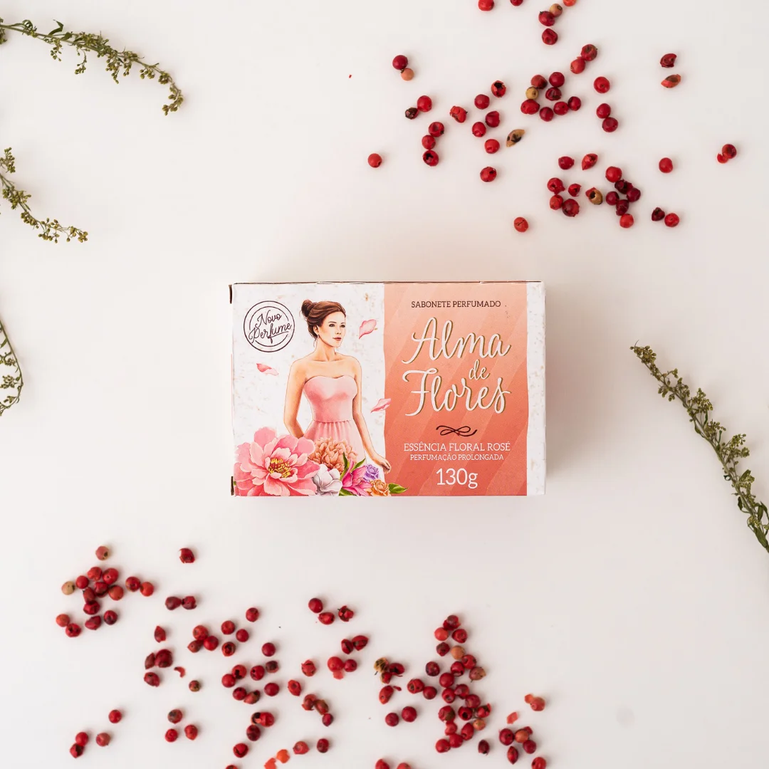 Sabonete Memphis Monte seu Kit - Floral Rosé - 24