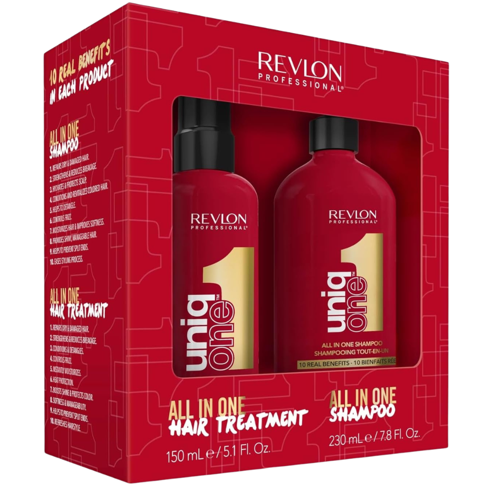 Pack Revlon Uniq One Shampoo 230ml + Leave-in 150ml