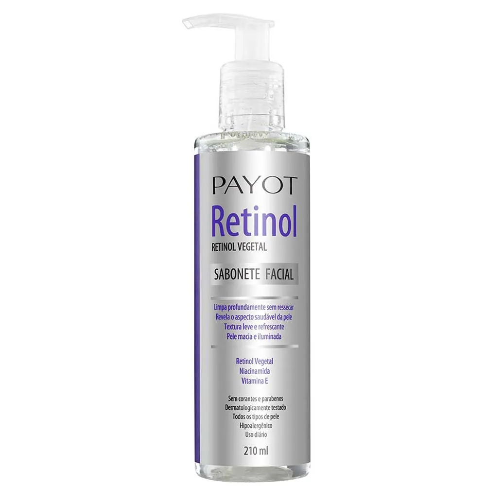 Sabonete Facial Payot Retinol Vegetal 210ml