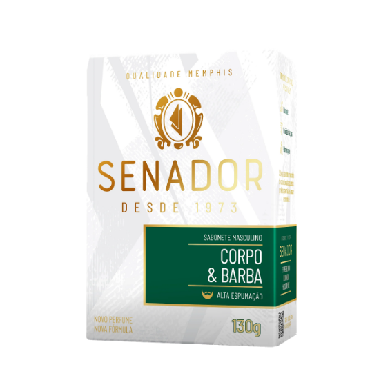 Sabonete Senador Corpo E Barba 130g