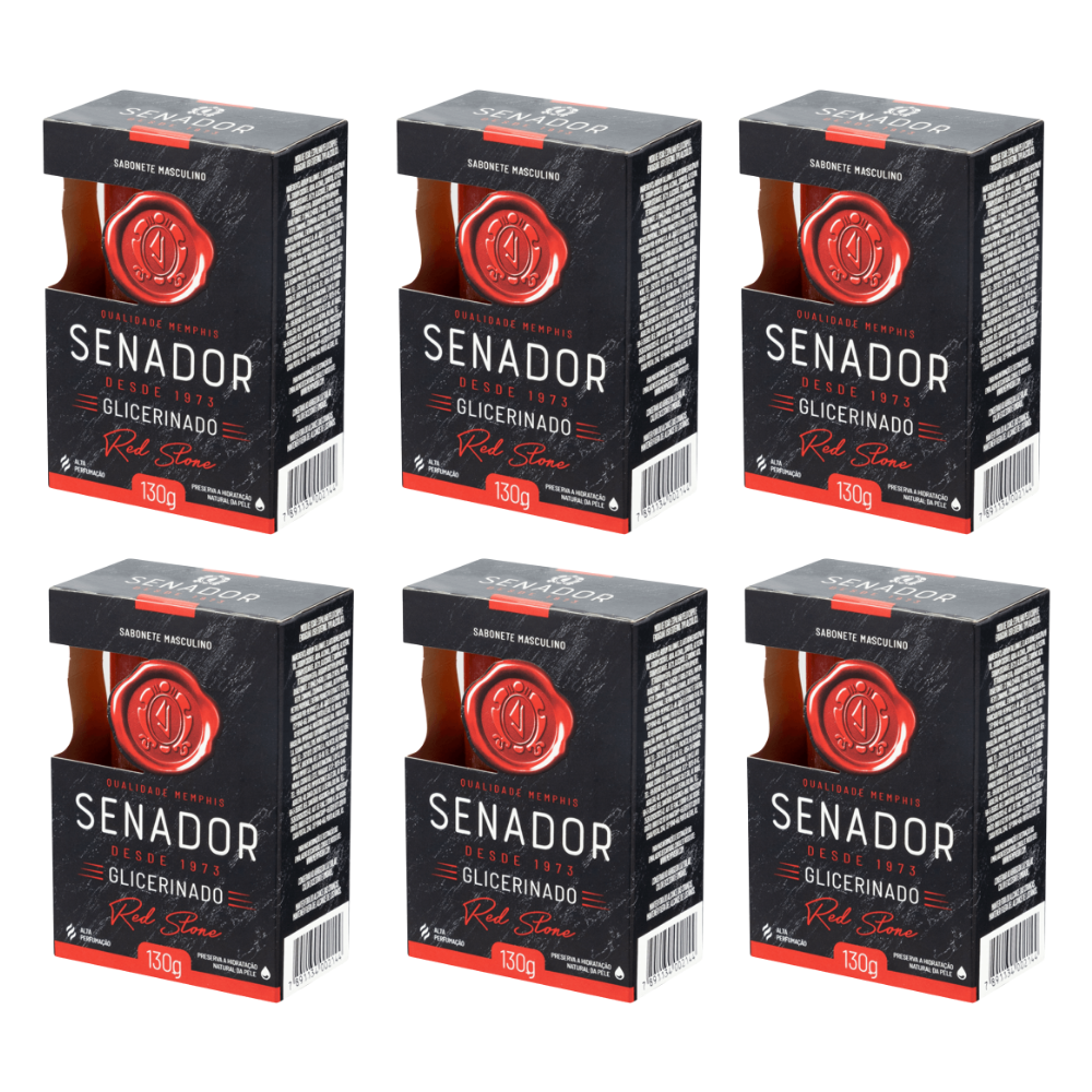 Sabonete Senador Monte seu Kit - RED STONE - 6