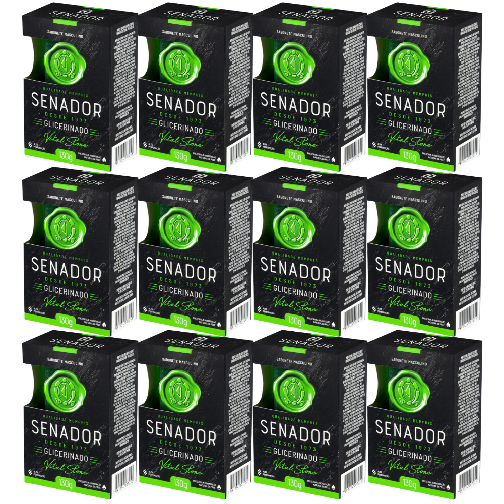 Sabonete Senador Monte seu Kit - VITAL STONE - 12