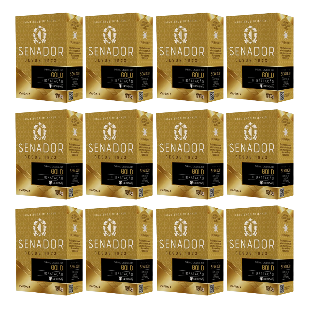 Sabonete Senador Monte seu Kit - GOLD - 12